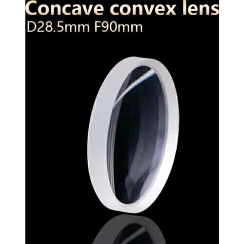 Concave convex lenses Microscope lens Telescope lens Optical research Experiment D28.5mm F90mm Customizable