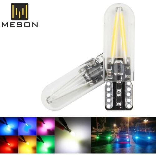 1pcs Car T10 Canbus LED W5W Cob Led 10SMD 194 168 Auto LED Car Interior Light plate Dome Reading Lamp Clearance Light 10W
