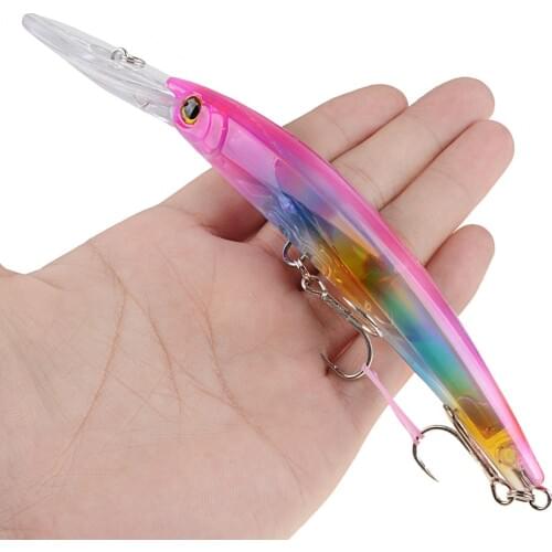 2pcs 17cm 24g Wobbler Fishing Lure Big Crankbait Minnow Peche Bass Trolling Artificial Bait Pike Carp lures Peche Fishing tackle
