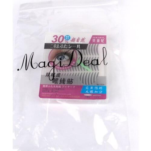 240 Pairs Adhesive Natural Eyeliner Sticker Black Double Eyelid Tape Makeup Tool