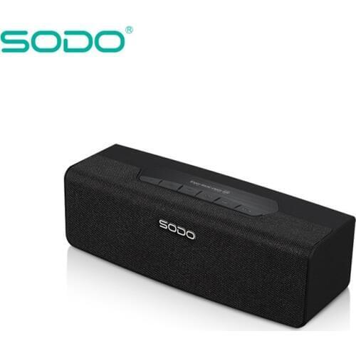 Wireless Bluetooth Speaker SODO Portable Speaker with HD Sound and Bass Built-in Mic Speaker Compatible with Phone Tablet TV
