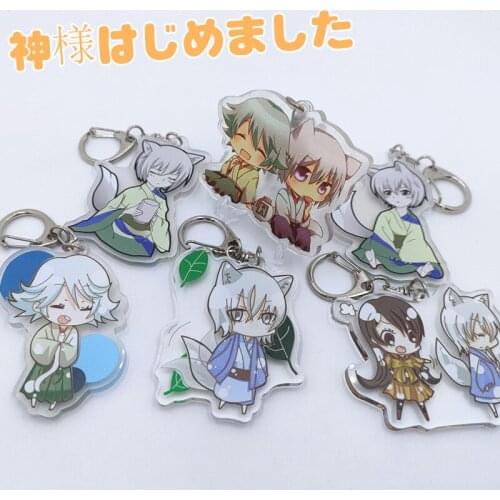 Anime Kamisama Love Kamisama Kiss Momozono Nanami Keychain Keyrings Acrylic Double Sided Backpack Cartoon School Bag Pendant