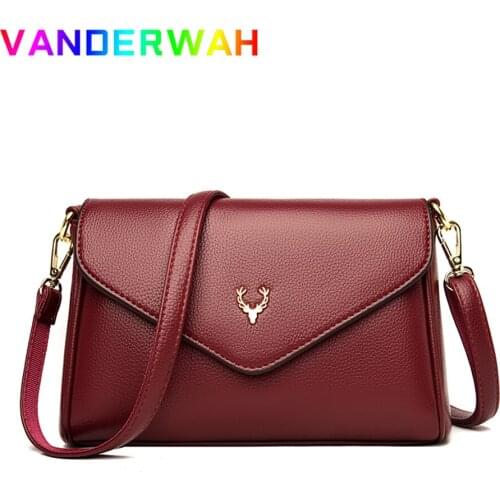 Elegant Ladies Pu Leather Shoulder Bag Fashion Luxury Small Crossbody Bags for Women 2021 Branded Designer Handbags High Quality