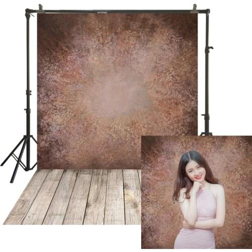 Cotton Cloth Photographic Backdrop Event Model Magazine Portrait Backgrounds Rustic Dark Brown Poly Poster Kid Photo Studio Prop