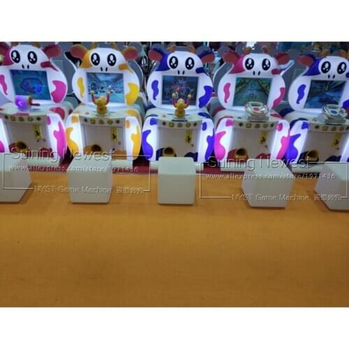 GTI Amusement Park Mini Cow Coin Operated Tickets Redemption Games Drive Car Racing Video Shooting Arcade Game Machine For Malls
