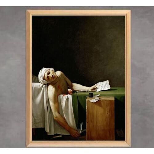 World Famous Painting “The Death of Marat” 5D DIY Diamond Painting Mosaic Home Decoration Jacques-Louis David Series
