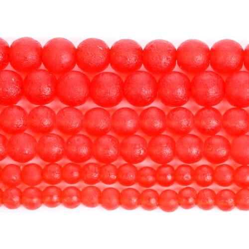 Red Moldavite Czech Meteorite Natural Stone Beads Round Beads For Jewelry Making DIY Bracelets Necklace Accessories 6/8/10MM