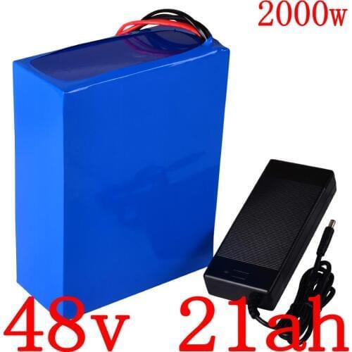 48V Battery 48v 20ah Lithium Battery 48V 1000W 1500W 2000W Electric Bike Battery 48V 20AH Ebike Battery with 50A BMS+5A charger