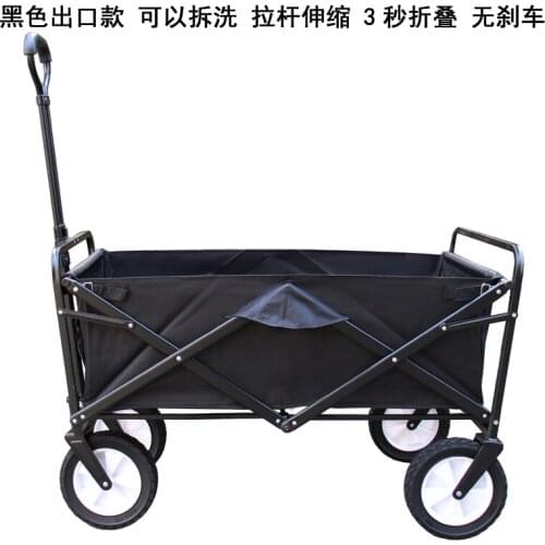 Multi-Function Folding Portable Shopping Cart Childrens Small Trailer Outdoor Camping Fishing Dog Push Cargo Trolley Mule Cart