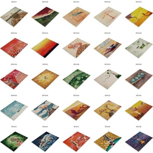 Cartoon Style Restaurant Animals For Kitchen Home Decoration Table Table Mats Dessous De Verre Drink Coaster Servilletas De Tela