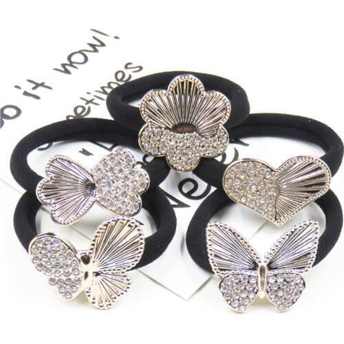 10PCS/LOT Butterfly LOVE Hair Accessories For Women Headband,Elastic Bands For Hair For Girls,Hair Band Hair Ornaments For Kids