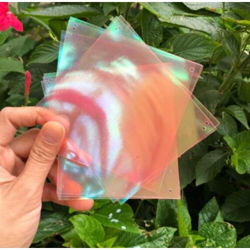 Sewing supplies 9cm square transparent pink red sequins wedding stage shopping mall decorative color beads