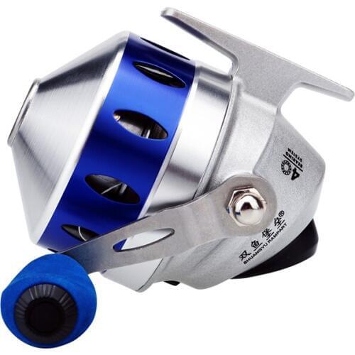 Speed Ratio 4.3:1 Slingshot Fishing Reel 3+1 BB Metal Closed Wheel Outdoor Hunting Catapult 5#PE Line 75M TR35/TB35