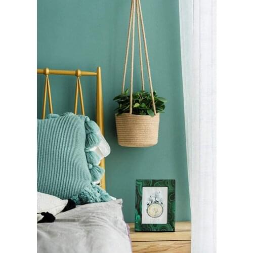 Nordic Style Garden Plant Hangers Rope Hanging Planter Woven Hanging Planter Basket Decorative Flower Pot Holder For Home Decor