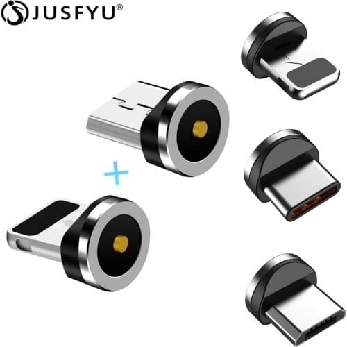 Fast Charging Micro USB Plug for iphone x Samsung Huawei Xiaomi Redmi LG cable IOS Plug Type C Plug 8Pin Plug For Magnetic Cable