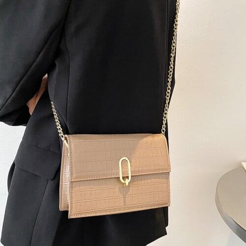 High Quality Women Small Pu Leather Shoulder Bag Fashion Chain Crossbody Bags for Women Casual Female Handbags Messenger Bags