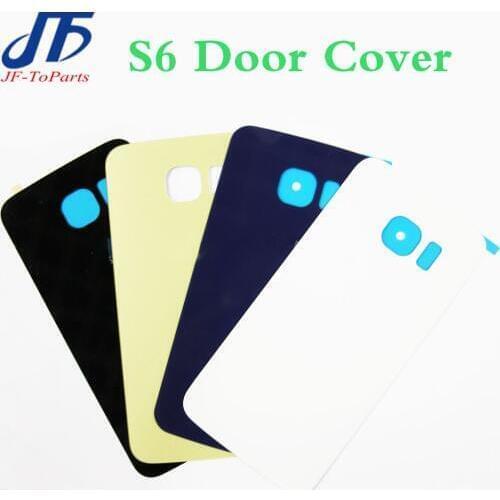 10Pcs Back Glass cover replacement For Samsung Galaxy S6 Edge Plus S6Edge G920 G925 G928 Battery housing Door with Adhesive