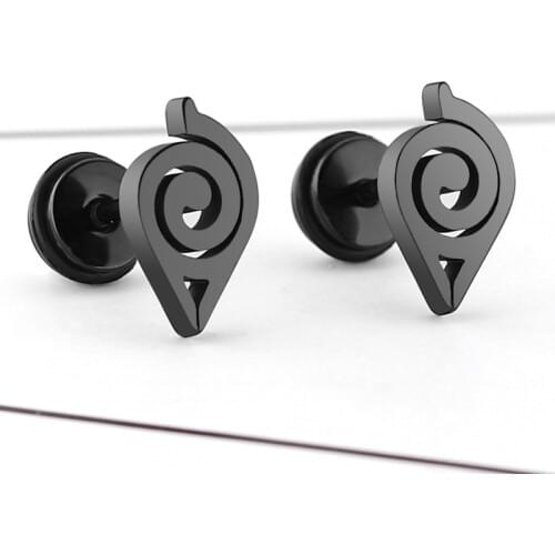 2021 New High Grade Stainless Steel Stud Earrings Anime For Women Girls Fashion Geometric Ear Jewelry Birthday Gifts
