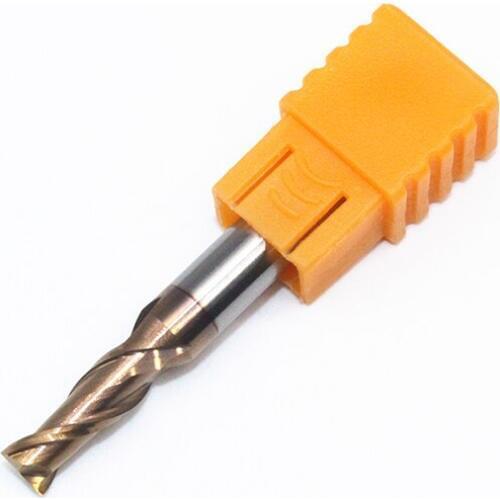 1PCS HRC60 5mm Solid Carbide Flat End mills D5X13LXD6X50L 2Flute Standard Length Slotted Face Mills