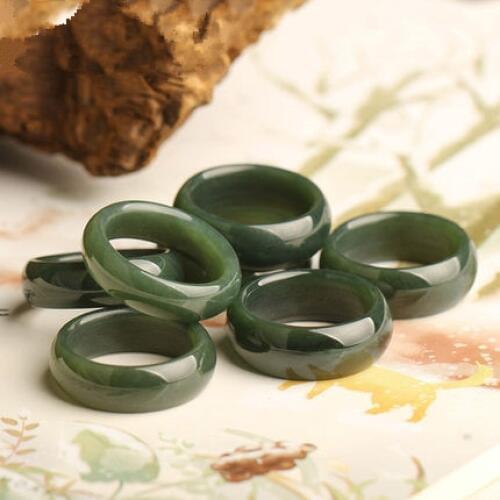 100% natural authentic hetian jade rings sapphire ring male and female jade ring jade gift rings brand men women real jade