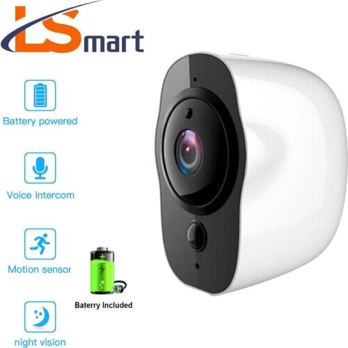 1080p BatteryWireless Surveillance Camera With Wifi Home external Security Battery Alarm Audio Outdoor Battery Powered IP Camera
