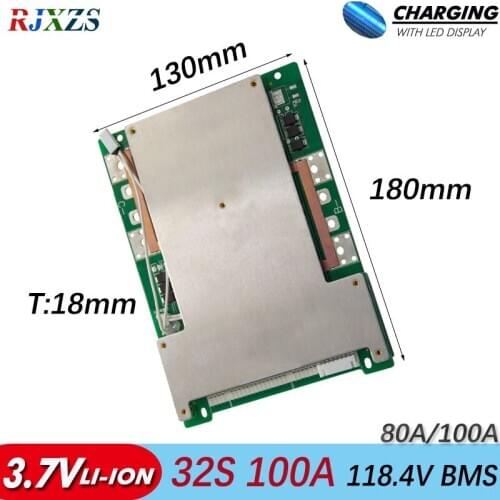 32S 100A BMS New Li-ion 134.4V High Current Lithium Ion PCM For Electric Bike Electric Car
