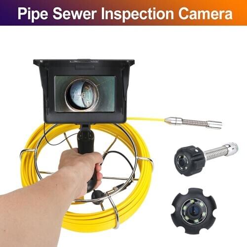 5inch 22mm Handheld Industrial Pipe Sewer Inspection Video Camera IP68 Waterproof Drain Pipe Sewer Camera System 1200 TVL Camer