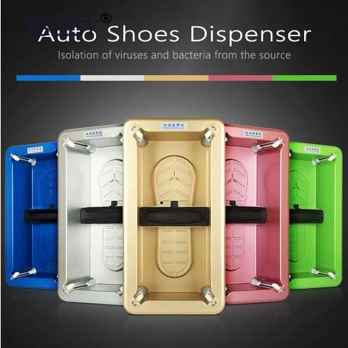 Automatic Shoes Cover Dispenser Machine Household Stepping Disposable Booties Maker Shoe Film Machine Smart Shoe Cover Dispenser
