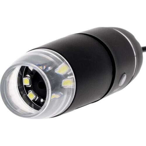 1600X USB Digital Microscope Camera Endoscope 8LED Magnifier with Metal Stand