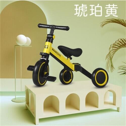 Children Tricycle Child Bike Foldable Baby Balance Bicycle 5-in-1 Childrens Scooter Kids Walker for 1-6 Years Old Boys And Girl
