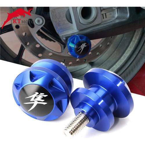 For SUZUKI HAYABUSA GSX-R 1300 GSXR1300 1999-2020 2018 2019 M8 Swingarm Spool Slider Stand Screws Motorcycle Accessories