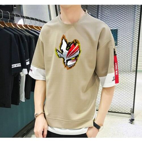 Japan Anime Bleach T-shirt Unisex Manga Streetwear T-shirt Casual Short Sleeve Teenagers Custom Printed Tee Shirt
