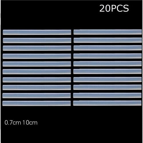 20Pcs Hot Melt Glue Translucence Sticks Adhesive for Electric Heating Glue Gun Furniture Craft Hobbies Repair DIY Tool 7mm*100mm