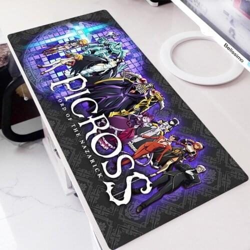 Overlord Mouse Pad Gamer Keyboard Desk Mat Xxl Gaming Accessories Mousepad Large Anime Computer Mouse Mat Gamer Girl Mause Pad