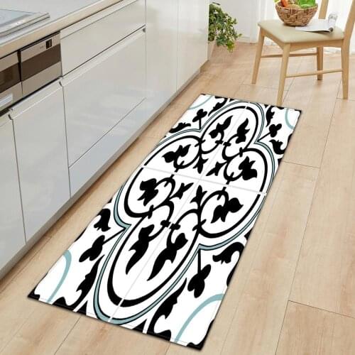 Kitchen Mat Bedroom Entrance Door Mat Living Room Carpet Home Hallway Floor Decoration Non-slip Bathroom Absorbent Rug