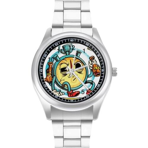 Beer Quartz Watch Design Cool Wrist Watch Stainless Affordable Business Teens Wristwatch