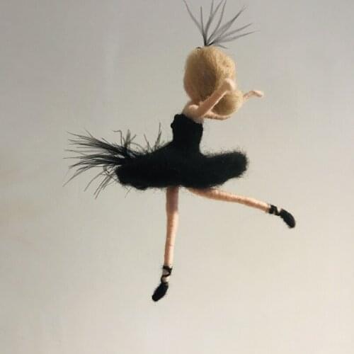 Fairy Needle Felting Kit for Beginners Elf Handmade Wool for Felting Craft Kits Creativity Kit Video Instruction 15 cm Height