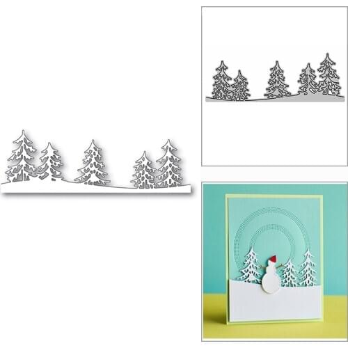 New Christmas Trees Jungle 2020 Metal Cutting Dies for DIY Scrapbooking and Card Making Decorative Embossing Craft No Stamps