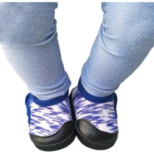 Fits for 43cm baby doll sneackers 18 inch girl doll shoes handmade toys sport shoes