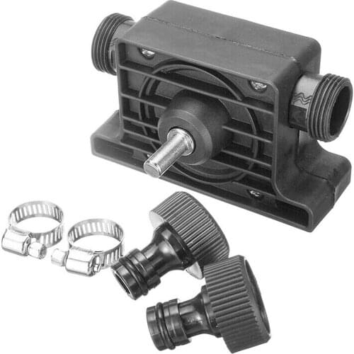 Portable Self-priming Oil Fluid Water Transfer Pump Electric Drilling Powered Self Priming Pump Home Garden Power Tools