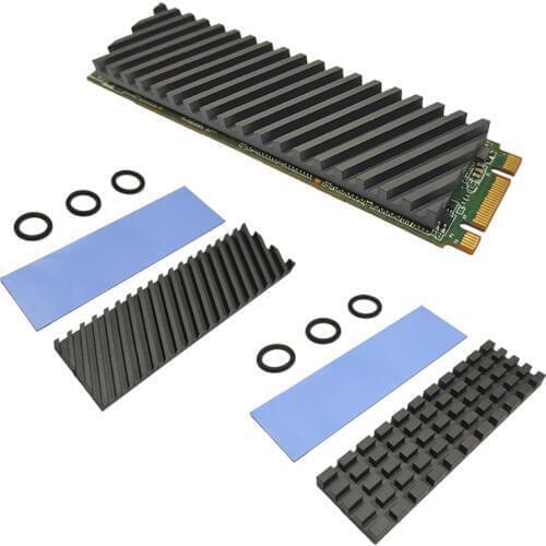 Pure Copper Graphene Heatsink M.2 NGFF 2280 PCI-E NVME SSD cooling Thermal Pad Cooler Radiator 70x20mm