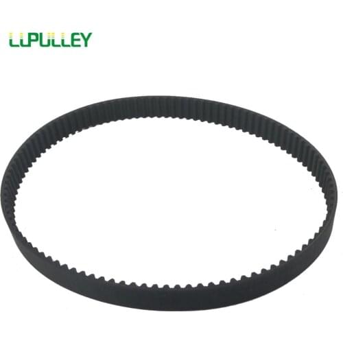 LUPULLEY S5M Timing Belt Black Rubber Transmission Belt S5M250/255/275/280/295/300/305/335/340/350/355 Gear Belt Width 15/20/25m