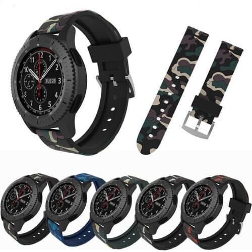 22mm/20mm Silicone Strap For Galaxy Watch 46mm/42mm Soft Rubber Watch Band Light Sport Watch Accessories Huawei Watch Correa