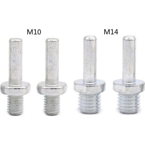 10mm/14mm Hard Alloy M10/M14 Screw Spindle Drill Adapter Backing Pad Wire Brush Connecting Rod for Car Polish