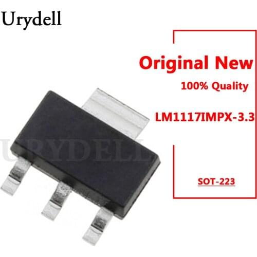 10pcs LM1117IMPX-3.3 Low-Dropout Linear Regulator SOT-223 New and Original