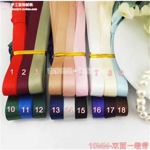 20yards(9mm）Polyester Ribbon DIY Hair Accessories Gift Packaging Webbing Hand-made Craft Materials