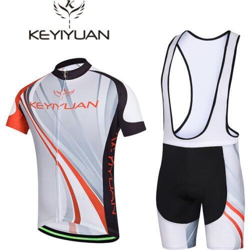 2018 men KEYIYUAN Zero drag cycling clothing cycling Jersey Jersey Probike upper garment cycling jacket set