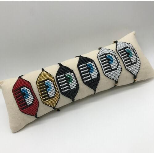 BLUESTAR 2021 Turkish Evil Eye Bracelet Women Bracelets Turkish Eye Pulseras Mujer Handmade Woven Loom MIYUKI Beaded