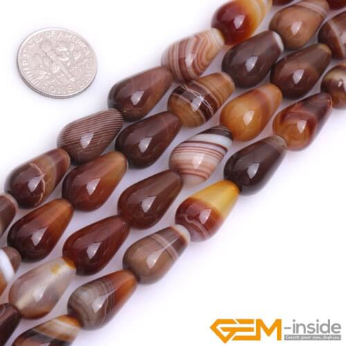 10x16mm Drop Botswana Carnelian Agates Beads Natural Stone Beads DIY beads For Jewelry Making Strand 15 inches wholesale