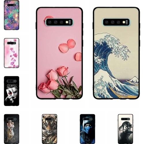 For Samsung Galaxy S10 Plus Case Soft Silicone Thin TPU Cartoon Fundas Coque Back Cover for Samsung Galaxy S10 Plus Phone Cases